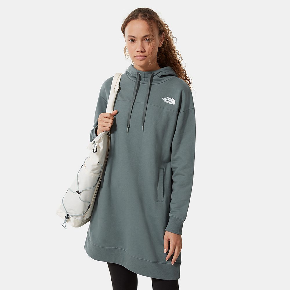 The North Face Dress Womens Australia - The North Face Zumu Hooded Green (TPD-735619)